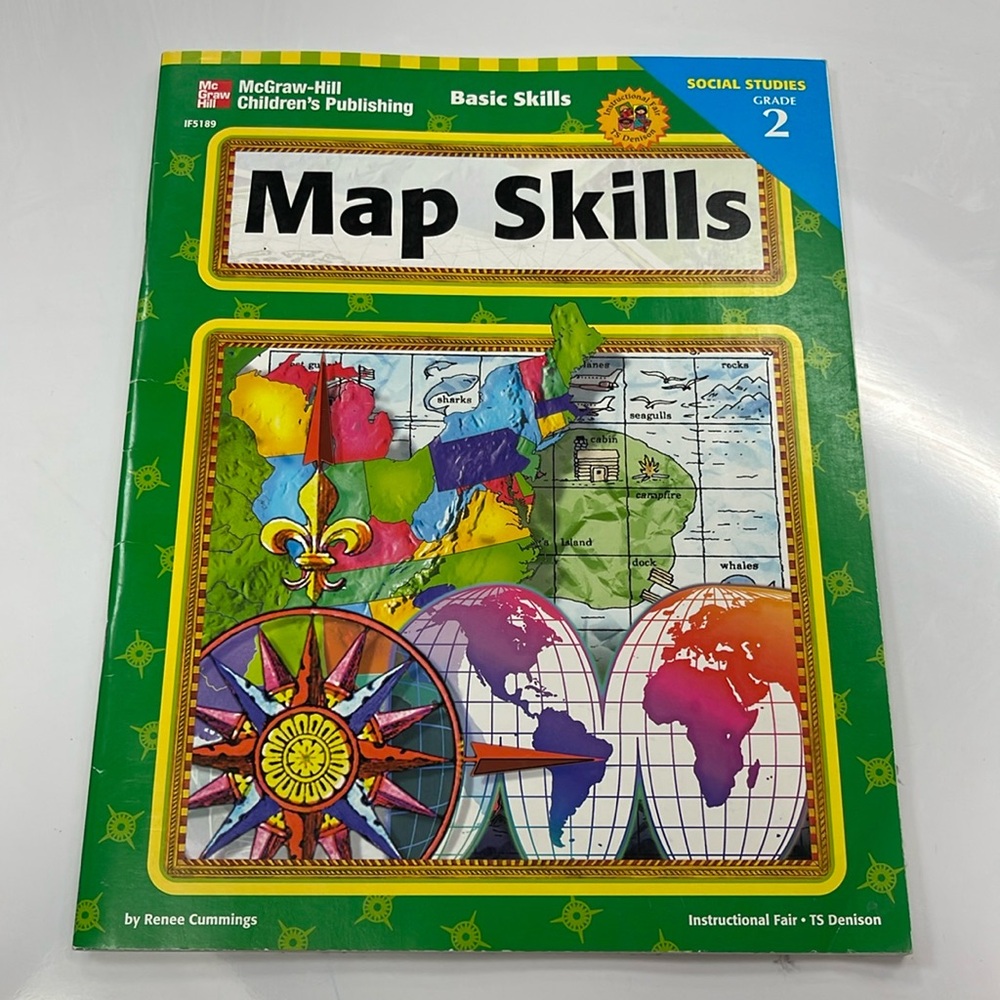Second Grade Map Skills Reproducible Book